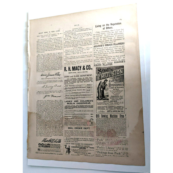 Vintage PUCK Magazine Political Print - Picture 2 of 6